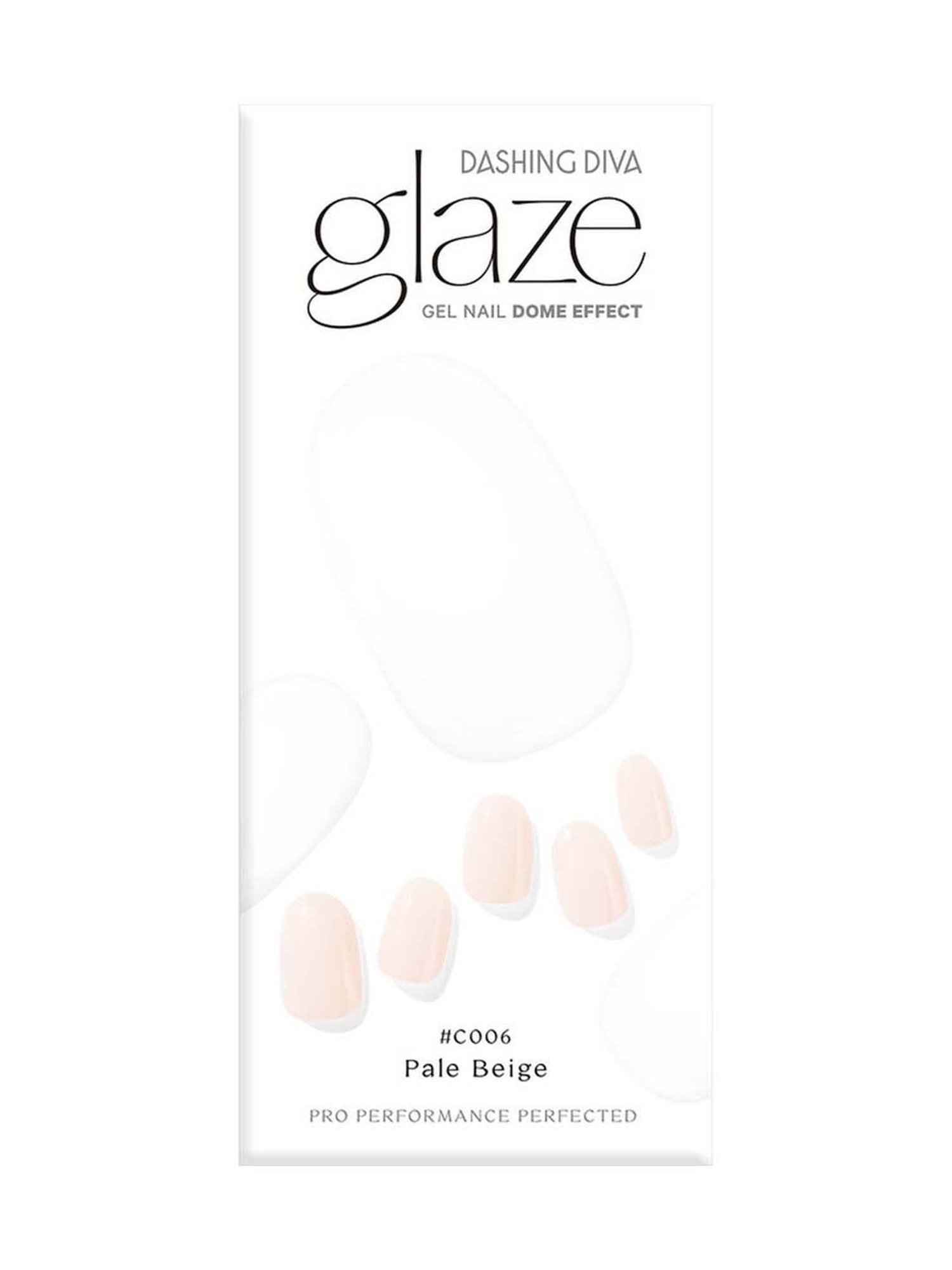 DASHING DIVA Glaze Pale Beige