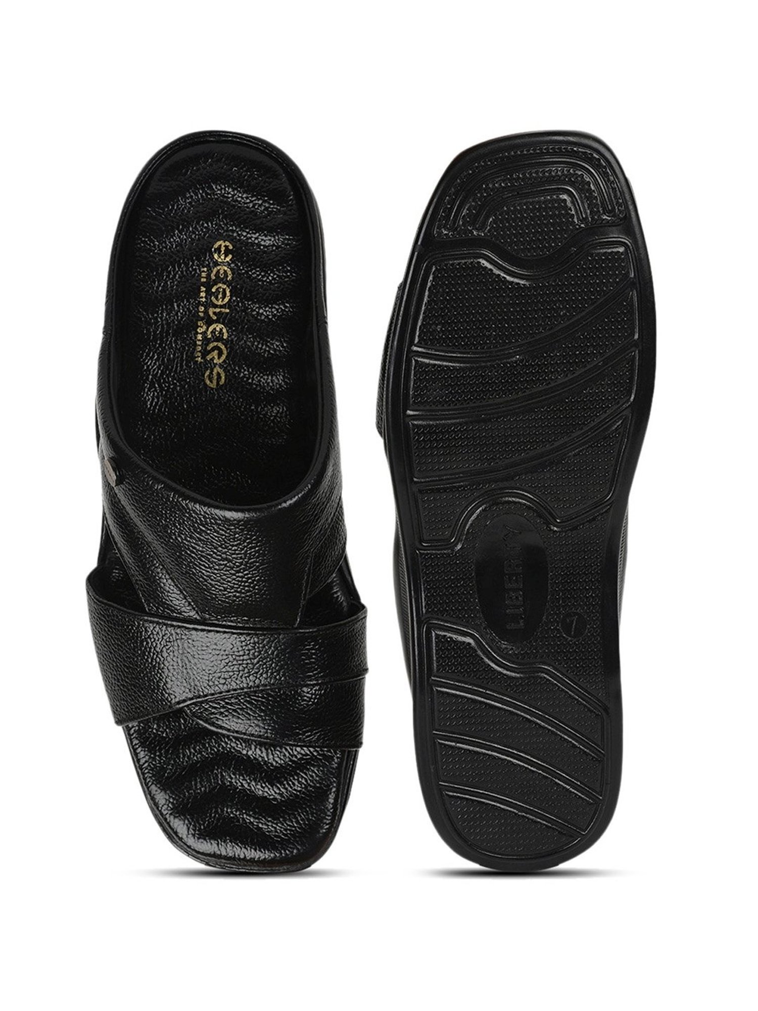 Healers by Liberty Men's Black Toe Ring Sandals