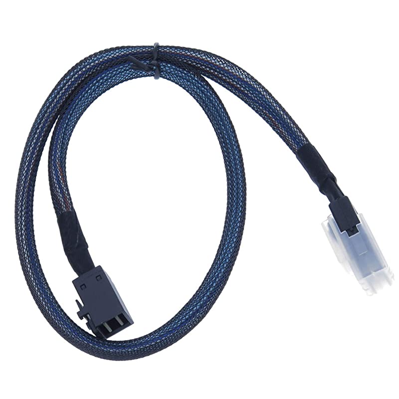 Internal Mini SAS 4i SFF8087 to Mini SAS High Density HD SFF8643 Cable for Internal Hosts and Devices33FT