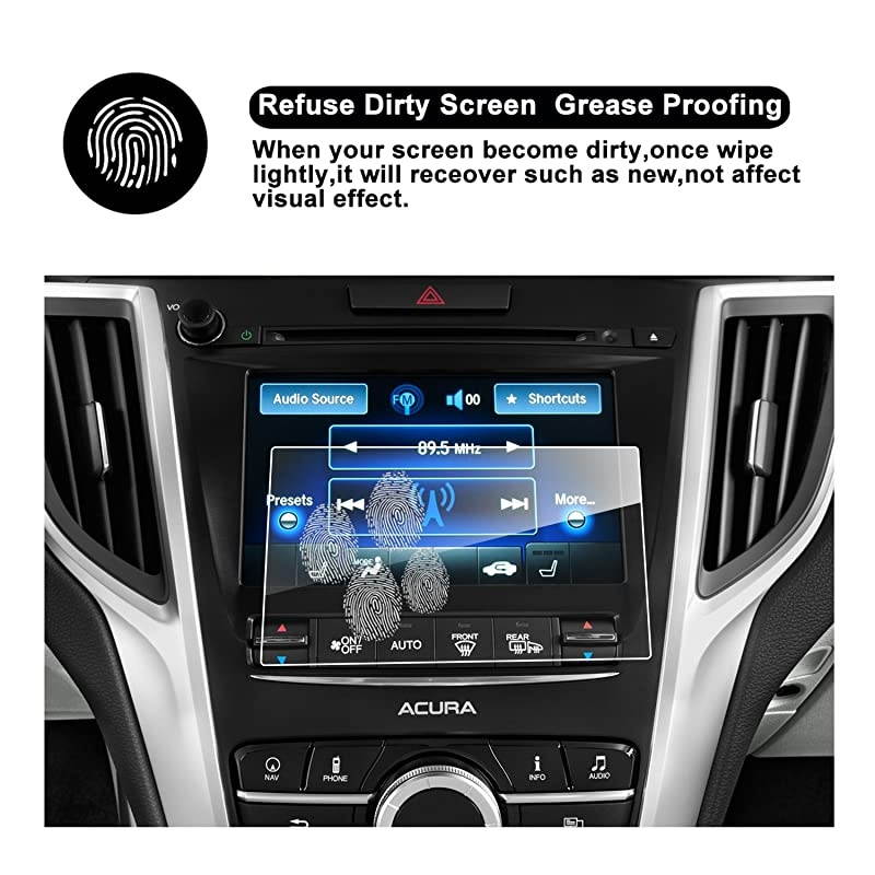 20152018 Acura TLX ODMD Display 7Inch Lower Touch Screen Protector  HD Clear Tempered Glass Guard Shield ScratchResistant Ultra HD Extreme Clarity