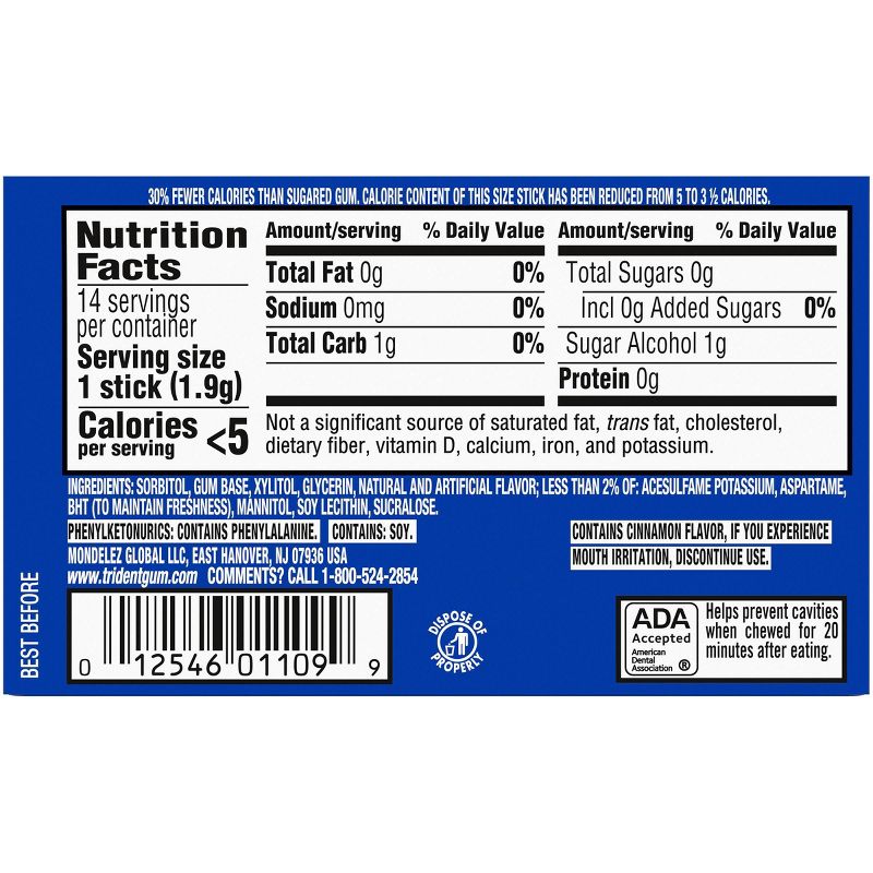 Extra Spearmint Sugarfree Gum - 15ct