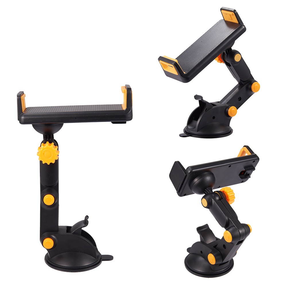 Suction Cup Windshield and Dashboard Mount for Smartphones and Tablets - Black