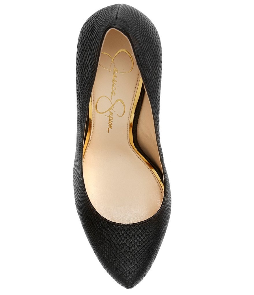 Jessica Simpson Parisah Snake Embossed Platform Pumps