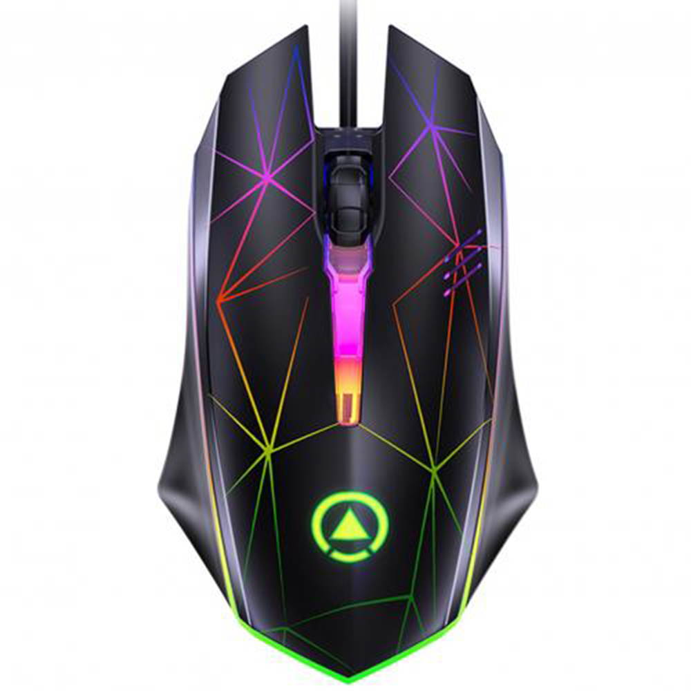 Gaming Mice With 7 Colorful Blacklight Color LED Light 1200 Dpi USB Wired Gaming Mouse Ergonomic Gamer Mice for PC/Laptop Computer