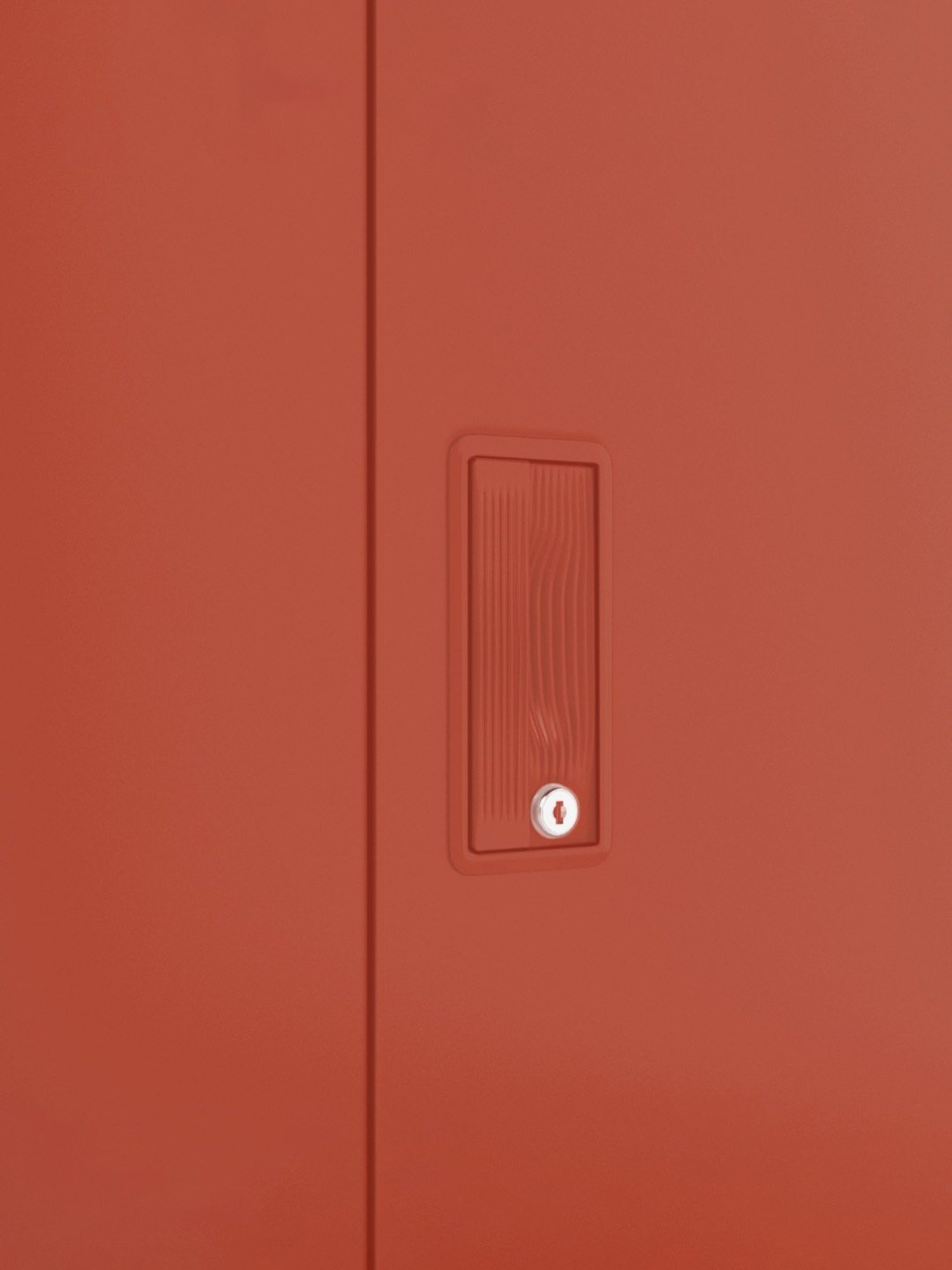 Godrej Interio Slimline 2 Door M2 Steel Almirah, (1 Year Warranty,Locker & Drawer, Tex Terracotta)