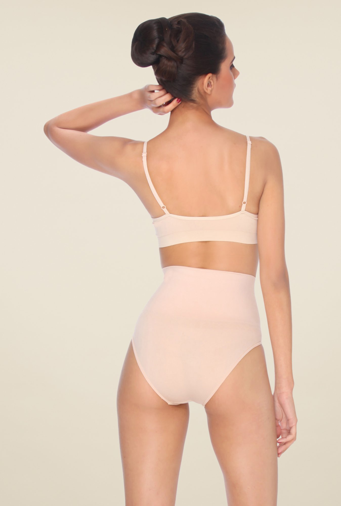 C9 Beige Solid Shapewear Bottom