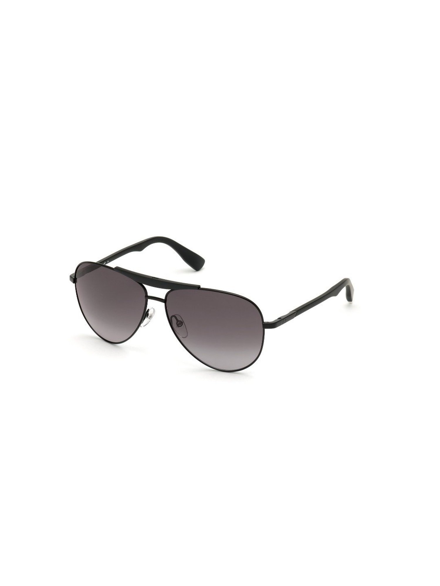 Web Eyewear Grey Oval Sunglasses for Men Designed in Italy