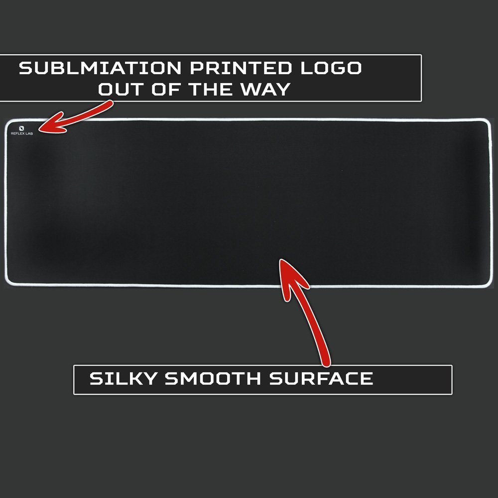 Leather Desk Pad Protector,Mouse Pad,Office Desk Mat,31.5" x 15.7" Non-Slip PU Leather Desk Blotter,Laptop Desk Pad,Waterproof Desk Writing Pad for Office and Home - Black