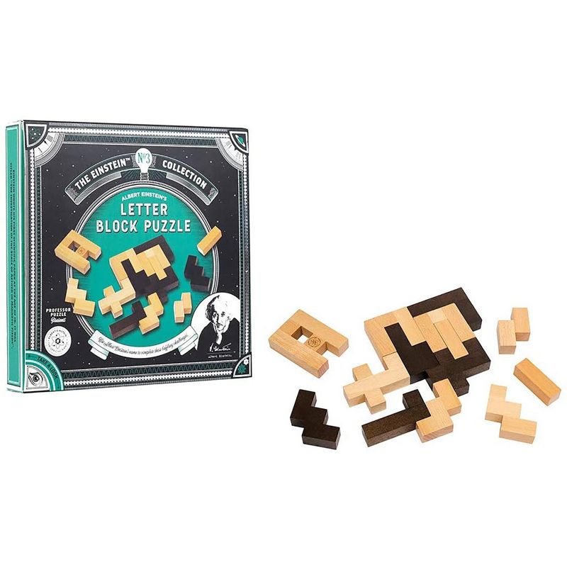 Professor Puzzle The Einstein Collection 12 Challenges Letter Block Puzzle