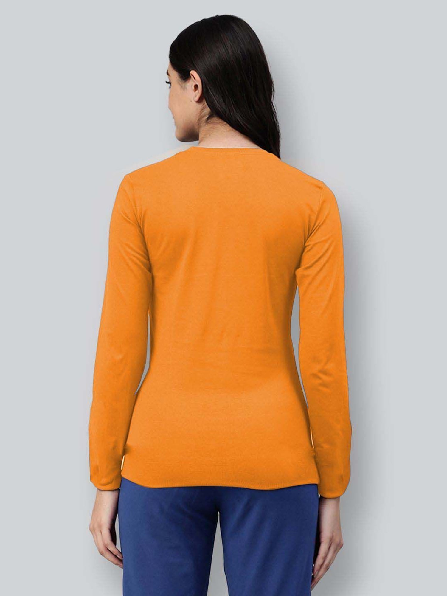 Lyra Mustard Cotton Printed T-Shirt