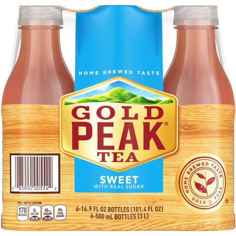 Gold Peak Sweet Tea - 16.9 fl oz Bottles