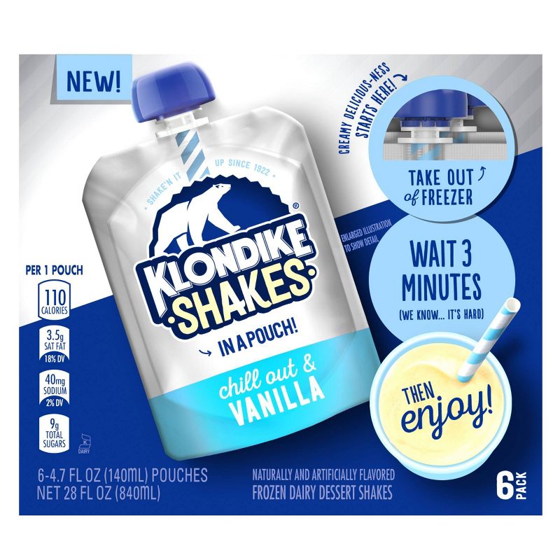 Klondike Vanilla Milkshake -  6ct