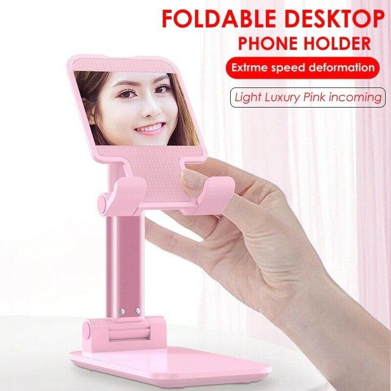 Adjustable Cell Phone Tablet Stand Desktop Holder Mount Mobile Phone iPad iPhone