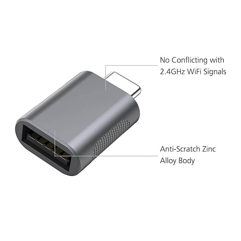 5Pcs USB 3.0 Type-A Male to USB3.1 Type-C Female Converter Adapter Connector