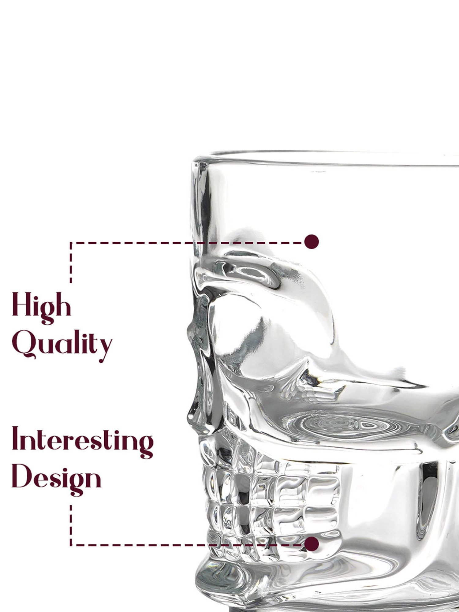 Mikasa Julie Transparent Glass Flute Glass (0.266 L) - Set of 4