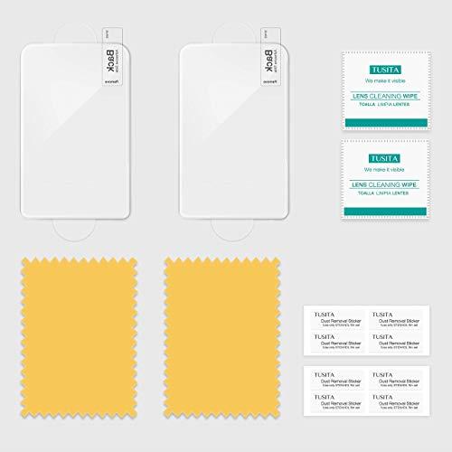 2Pack  Tempered Glass Screen Protector Bundle for Garmin inReach Mini HD Clarity Protective Film Handheld Satellite Communicator Accessories