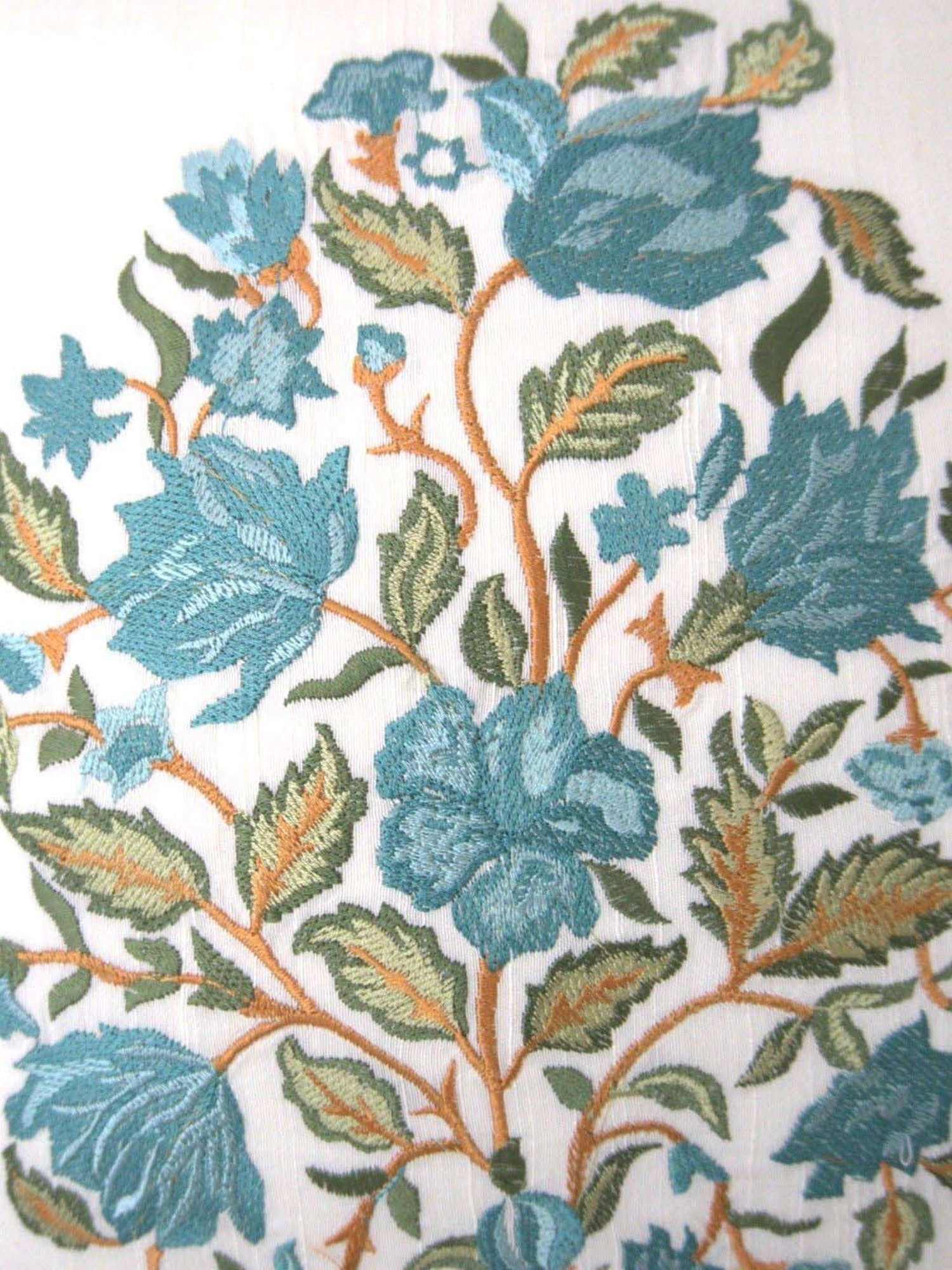 TARA Sparkling Homes Noor Green & Blue Cotton Cushion Cover - Set of 4