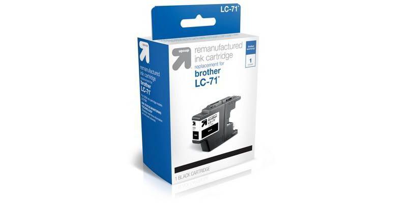 Remanufactured Single Black Standard Ink Cartridge - Compatible with Brother LC 71 Ink Series Printer - up & up™