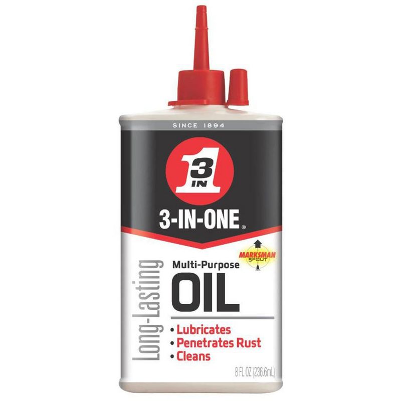 3-IN-ONE 10135 Multi Purpose Lubricating Drip Oil for Moving Parts, 3 Ounces