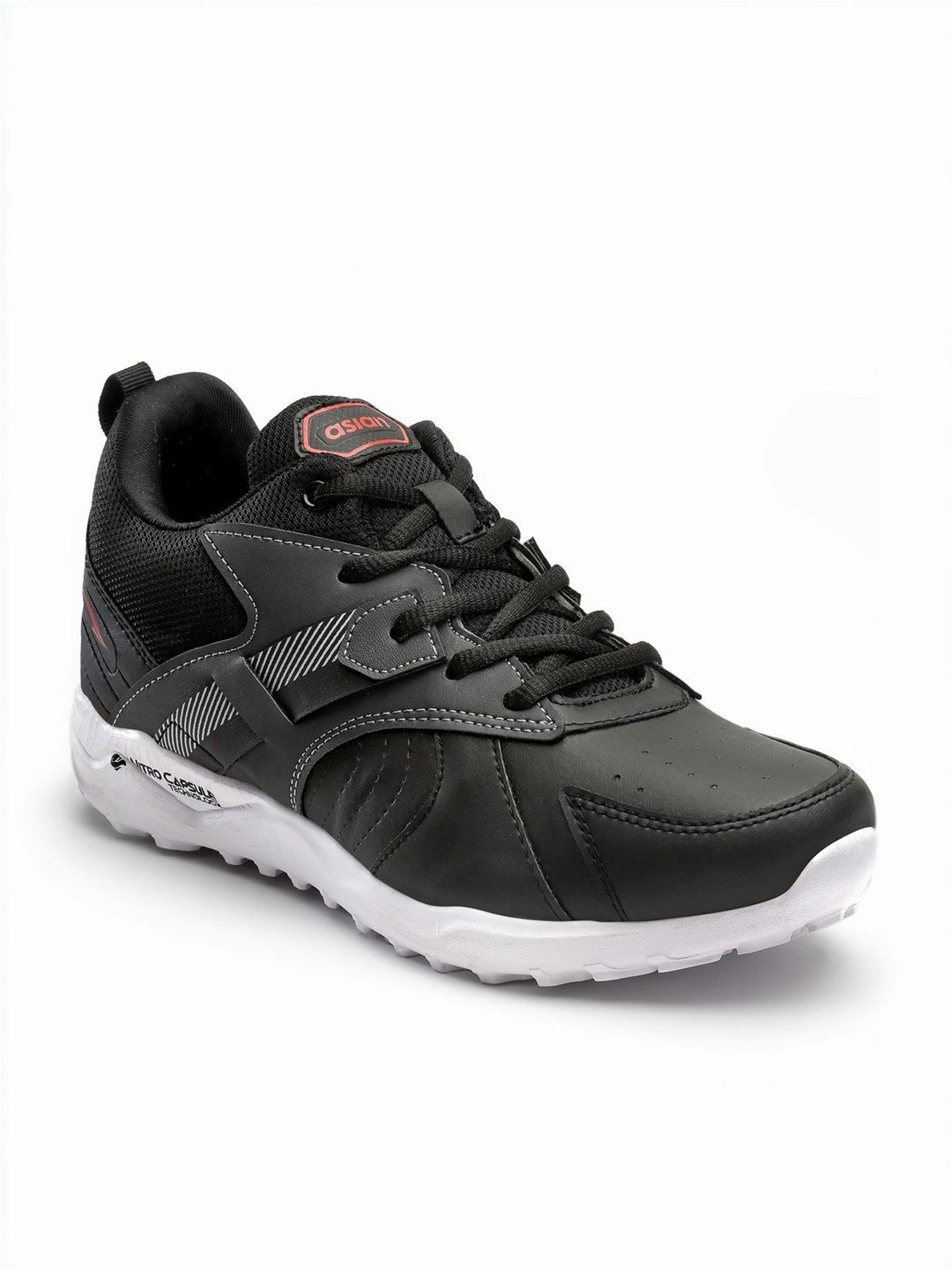 Asian Men's Grey Running Shoes