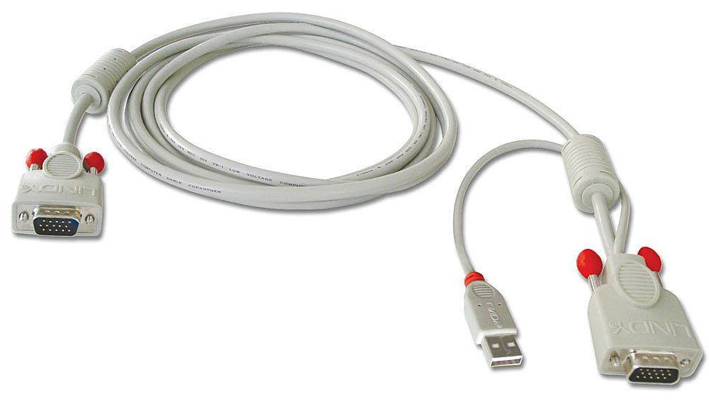 Lindy Combined KVM cable, 5m