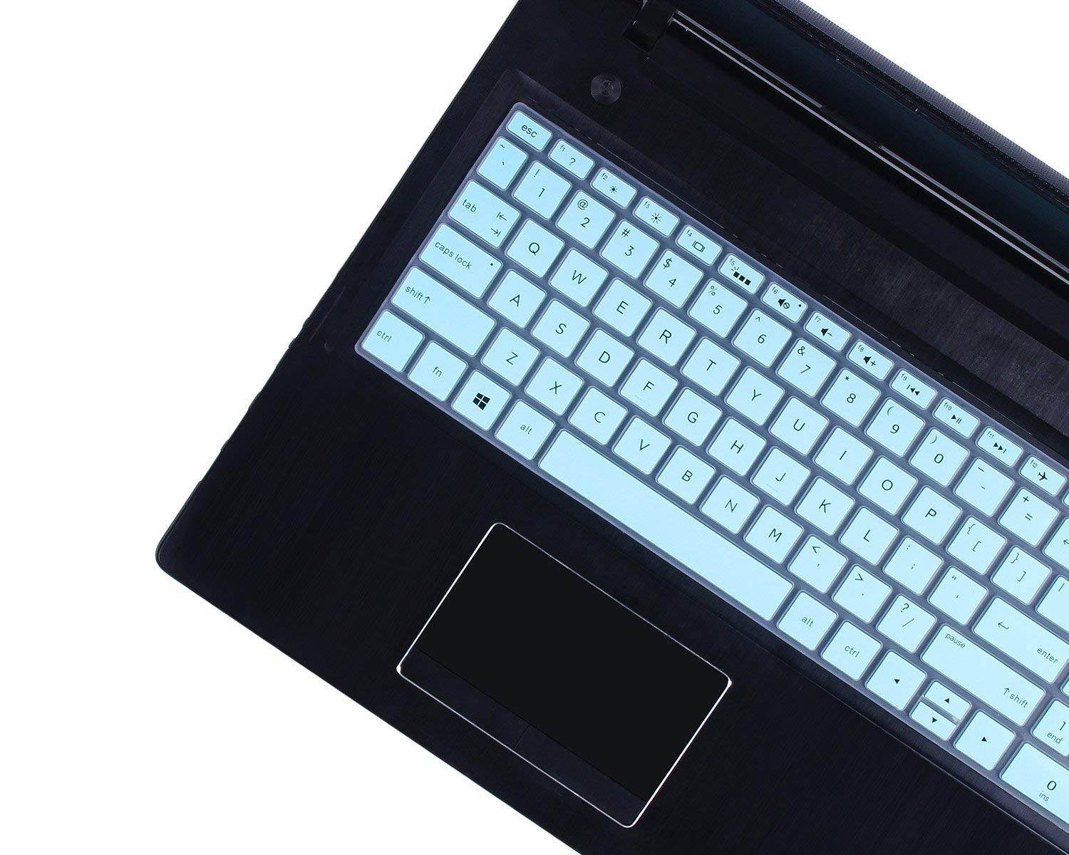 Keyboard Cover for HP 15.6 Touchscreen Laptop 15-BS020WM, 2018 Flagship HP Pavilion 15.6" Notebook, HP 15-CB 15-CC 15-CD 15-CH 15-BW 15-BS X360 15M, 17.3" HP ENVY 17M-AE111DX 17-BS049DX, Mint Green