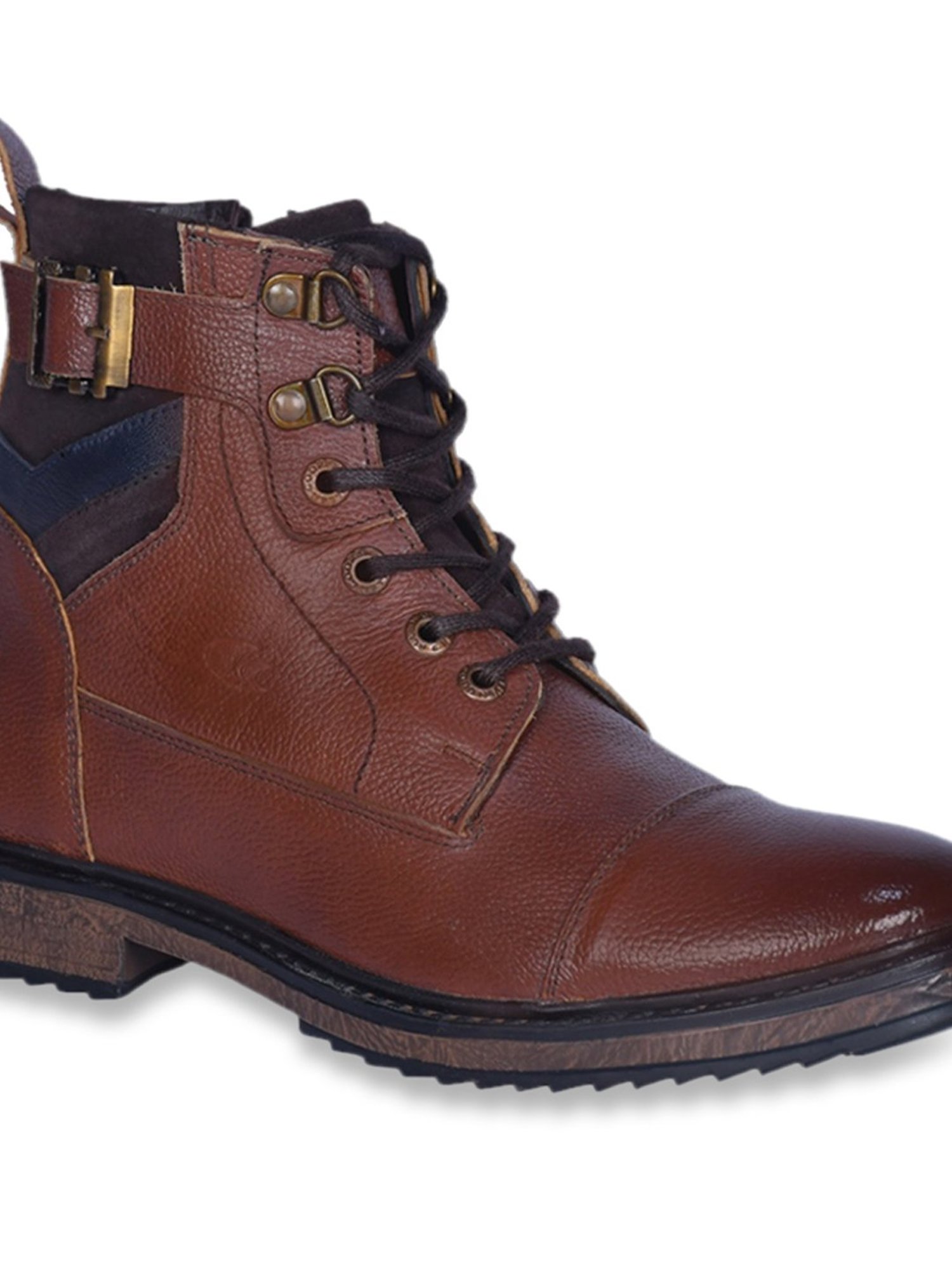 Allen cooper Men's Brown Casual Boots