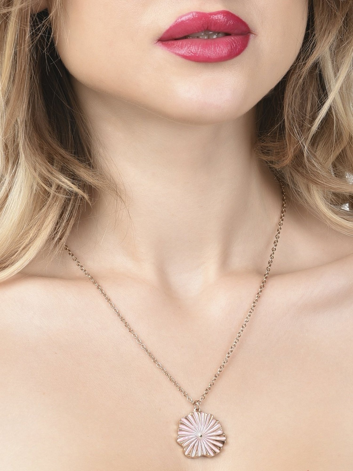 Zaveri Pearls Set of 2 Gold Tone Contemporary Chains -ZPFK15110