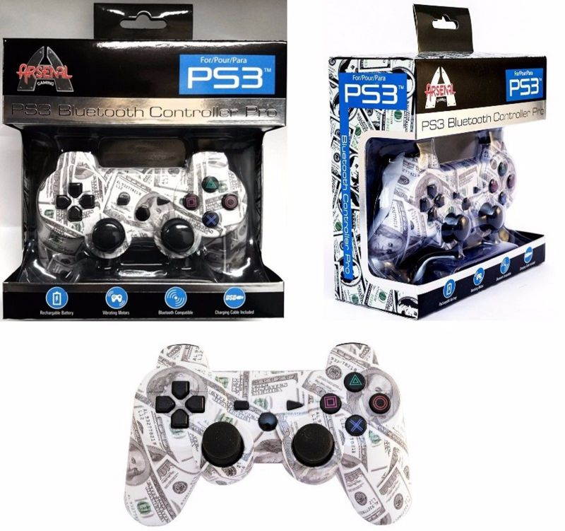 Arsenal PS3 bluetooth Wireless controller - Money with Free charge Cable