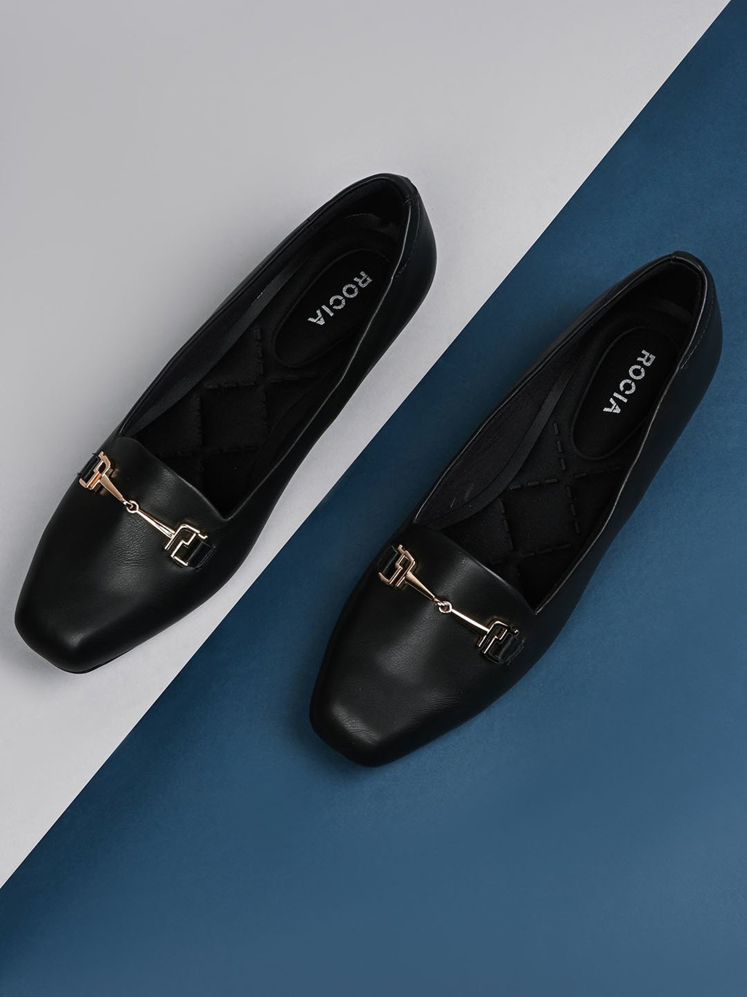 Rocia by Regal Women's Black Casual Pumps