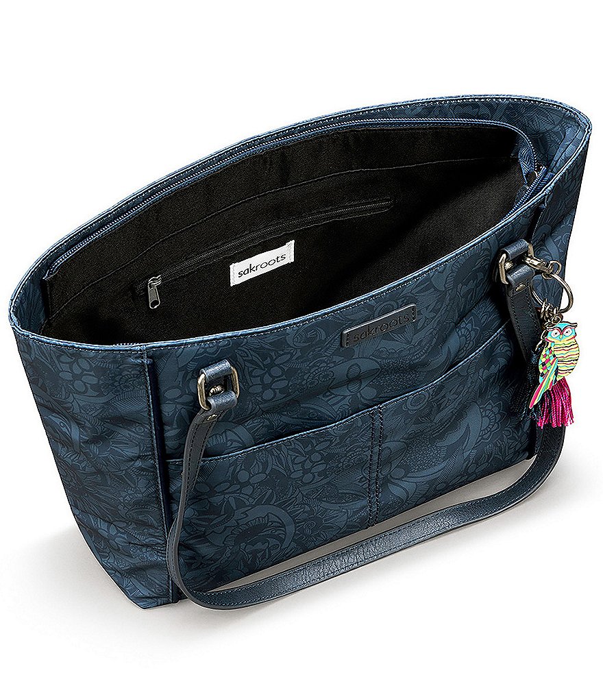 Sakroots Medium Paisley Print Nylon Tote Bag