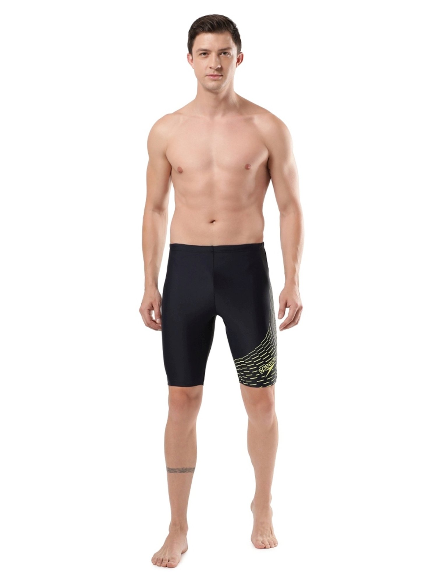 Speedo Dark Blue Regular Fit Printed Swim Shorts