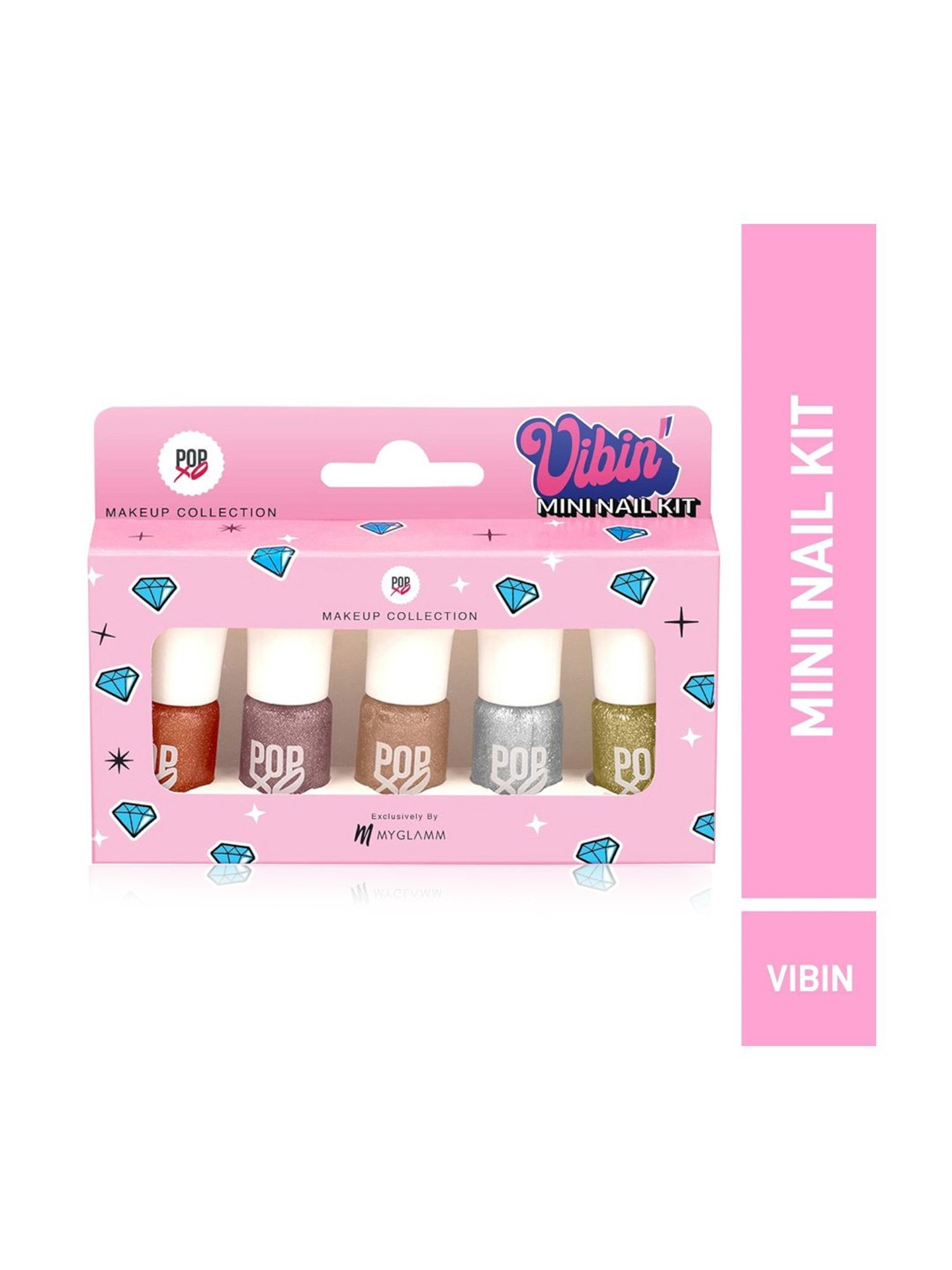 Color Fx Nail Fix Cure-In Mask, Moisturizer, Nail Enamel Remover & Nail Buffer Combo, Pack of 4