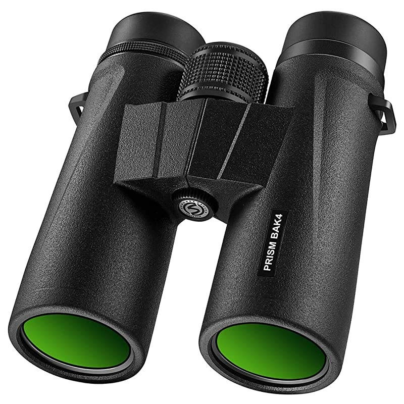 Binoculars for Adults 10x42 Binoculars with Low Night Vision Compact HD Binoculars for Bird Watching Travel Hunting Safari Concerts Sports Stargazing and Outdoor with BAK4 Prism FMC