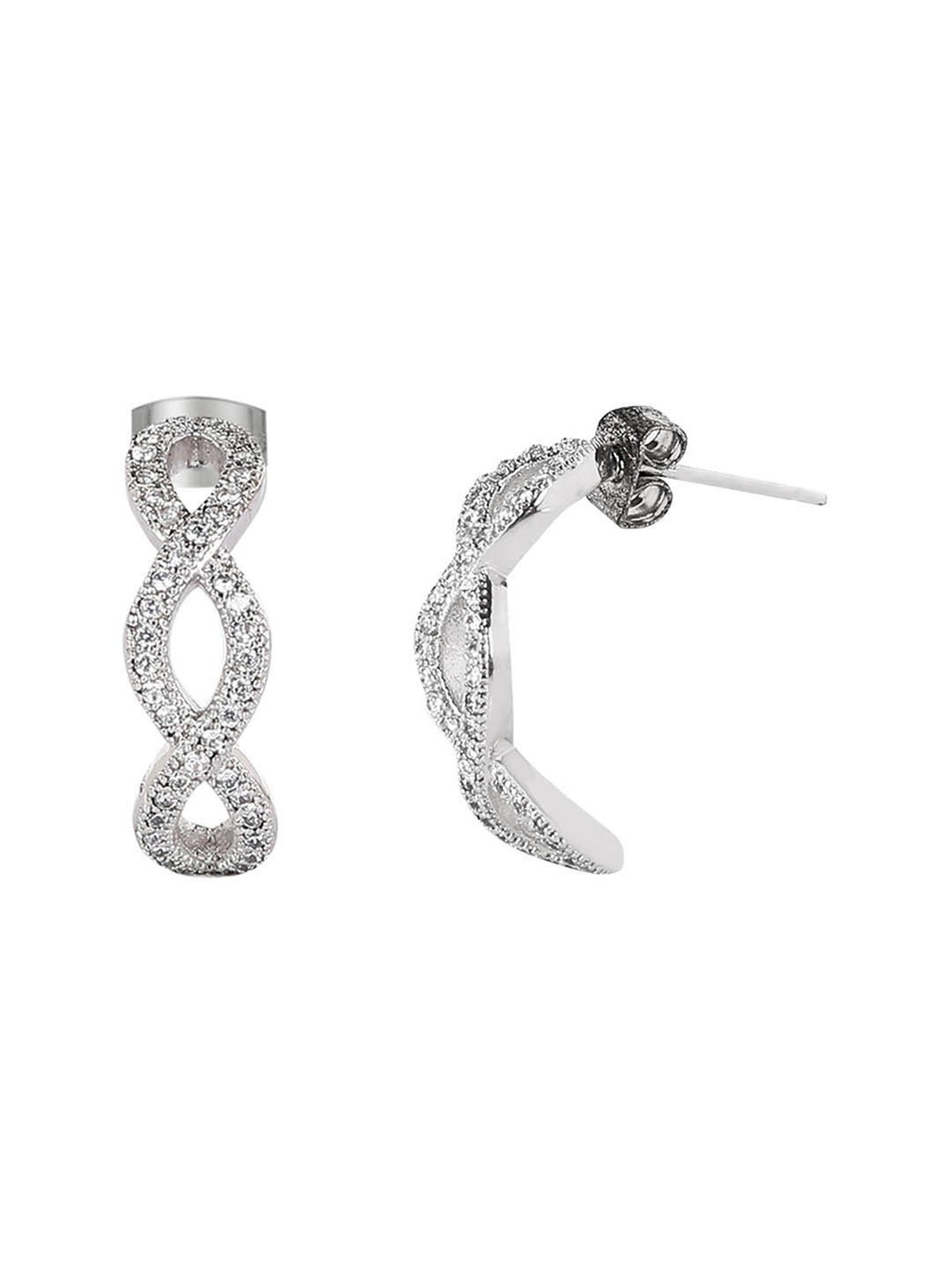 The Real Effect London 800 Silver Earrings for Women