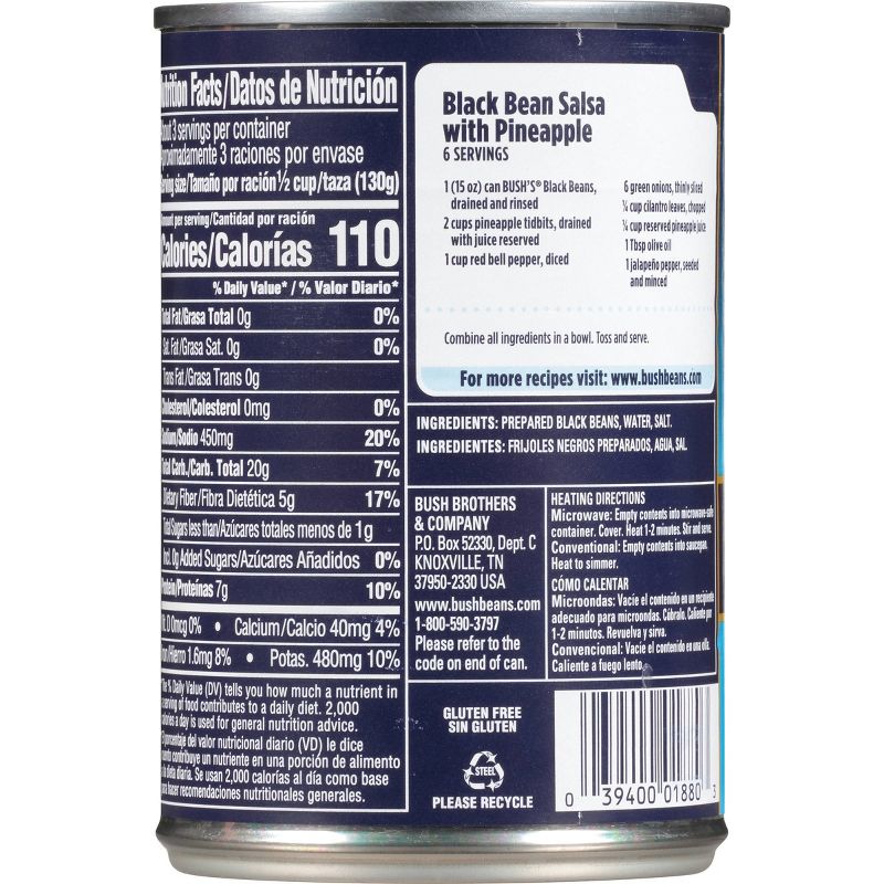 Bush's Black Beans - 15oz
