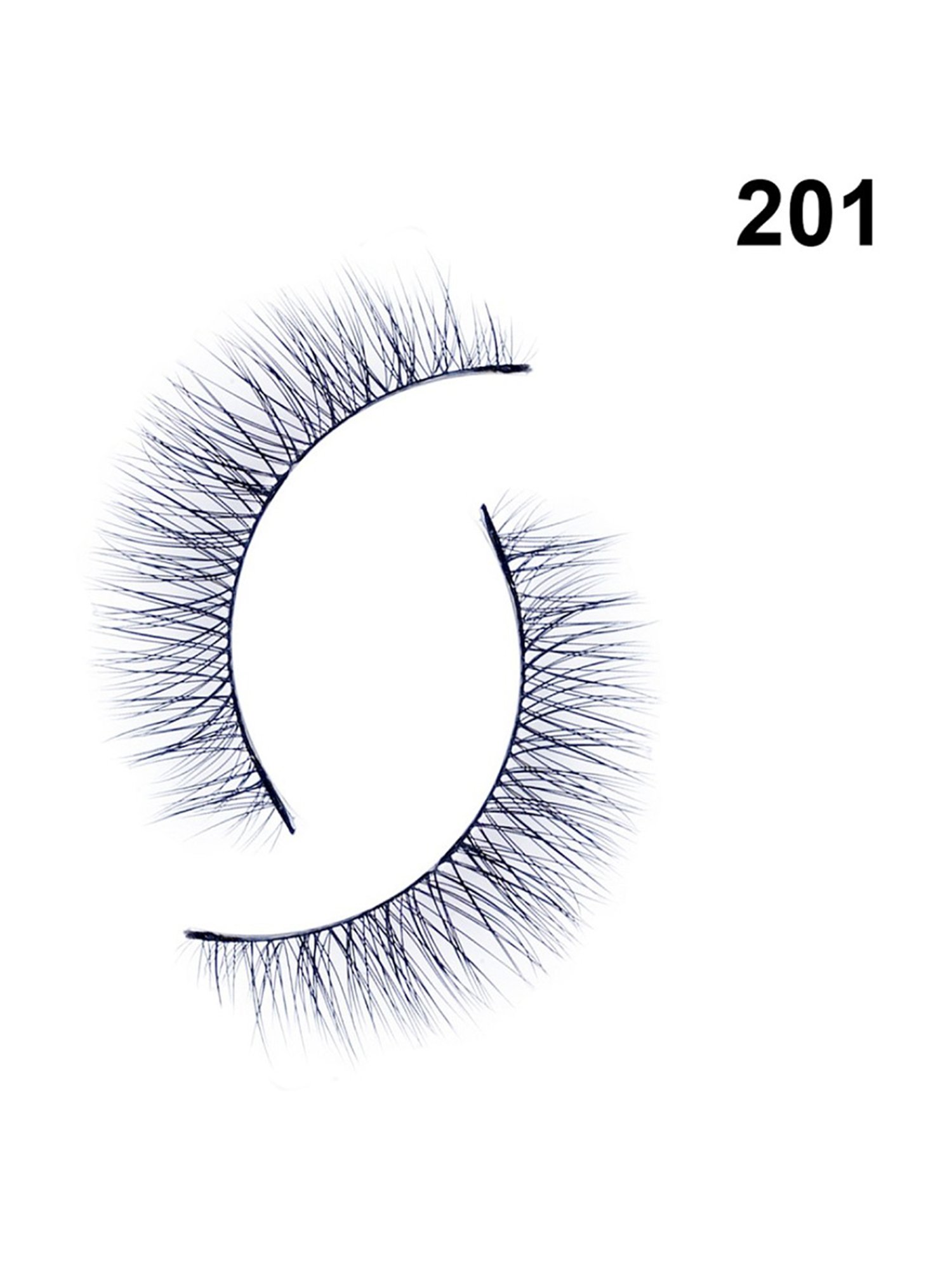 Bronson Professional 6D Fashion Eyelash 201 - Set of 5