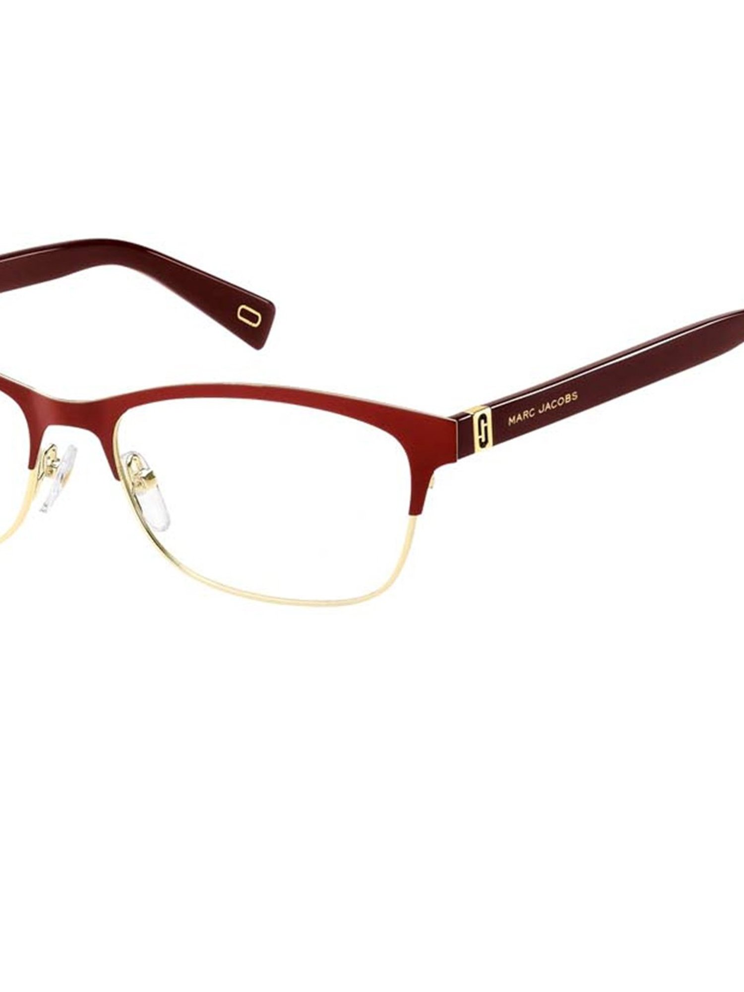 Marc Jacobs Maroon Rectangular Eye Frames for Women