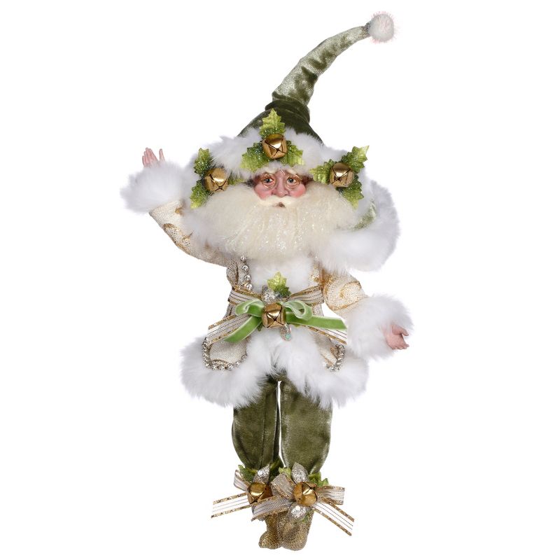 Mark Roberts Products 9" White and Gold Sleigh Bell Christmas Fairy Figure