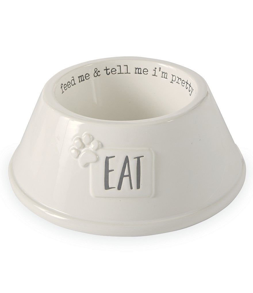 Mud Pie Stacked Dog Bowl Set