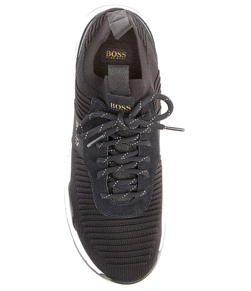 Hugo Boss Men's Titanium Running Knit Sneakers