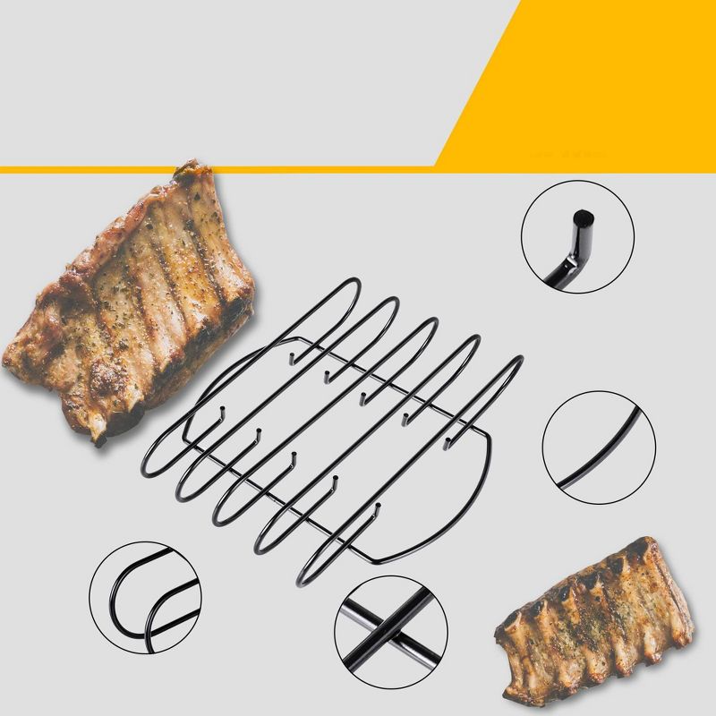 Royal Gourmet 4pc Non-Stick Rib Rack