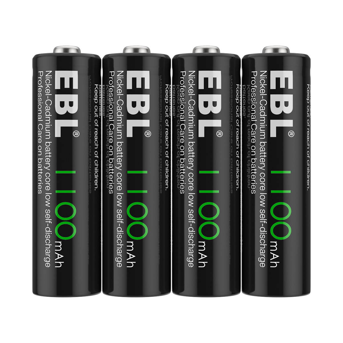 EBL 12 Pack 1100mAh AA Ni-CD Battery 1.2V Rechargeable Batteries for Garden Solar Light