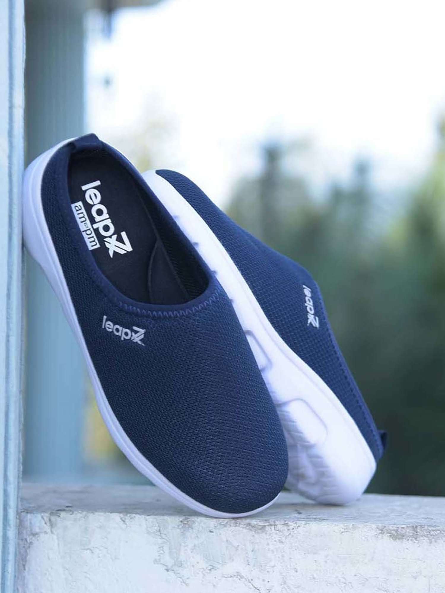 Leap7X by Liberty Women's Navy Mule Shoes