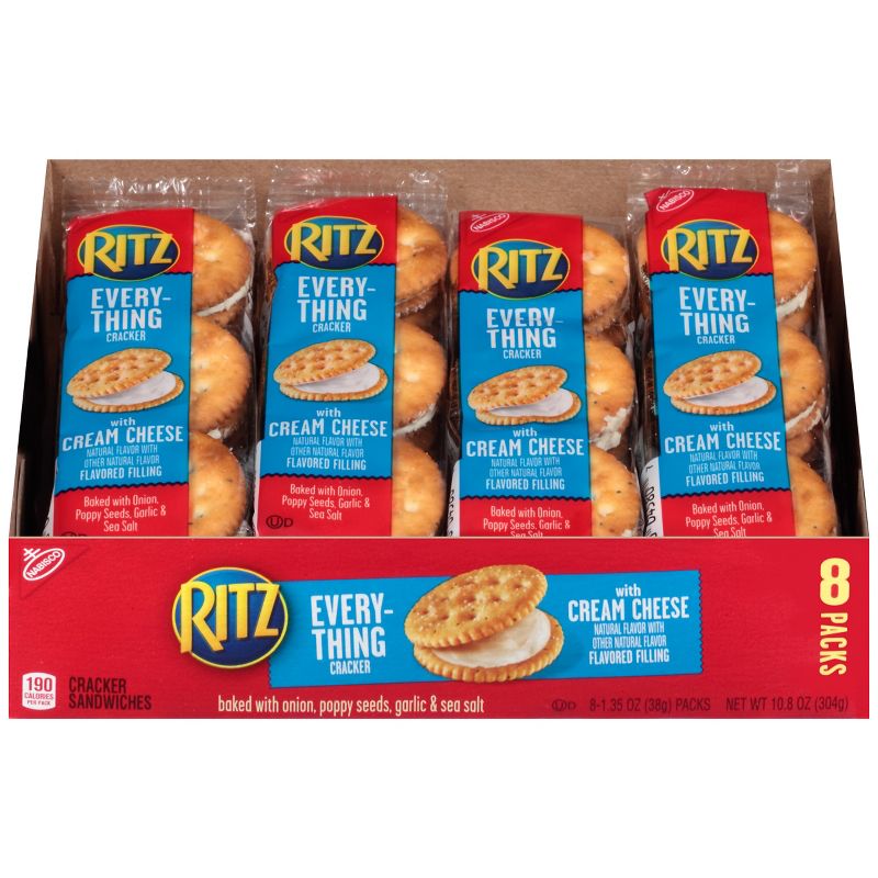 Ritz Every-Thing Cracker With Cream Cheese - 8ct