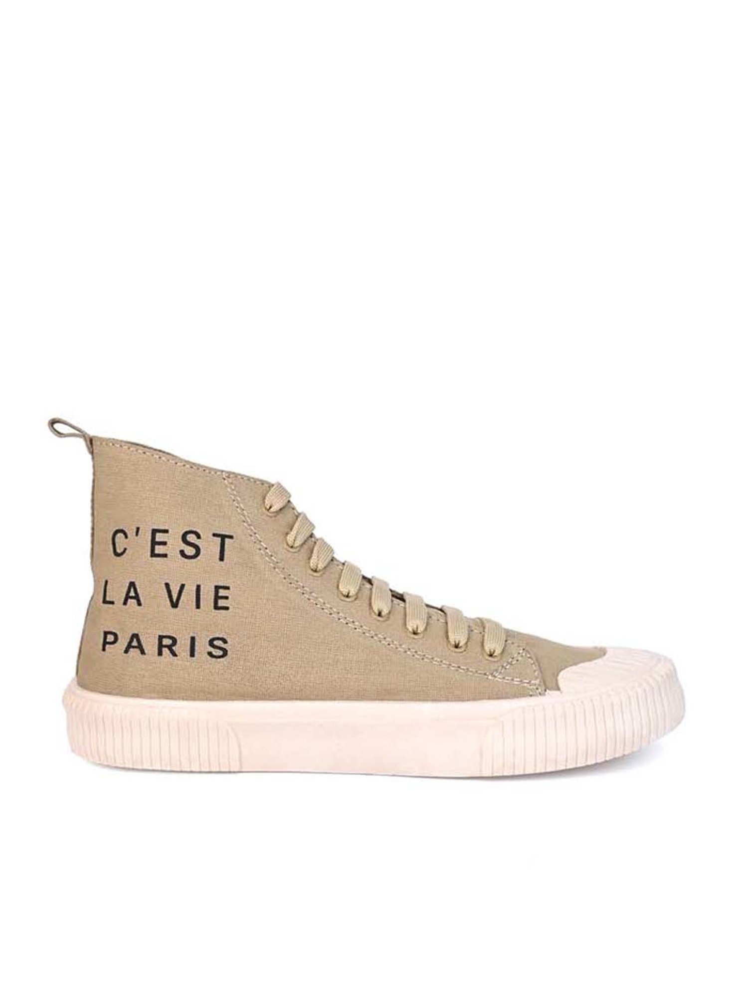 Styli Men's Brown Ankle High Sneakers