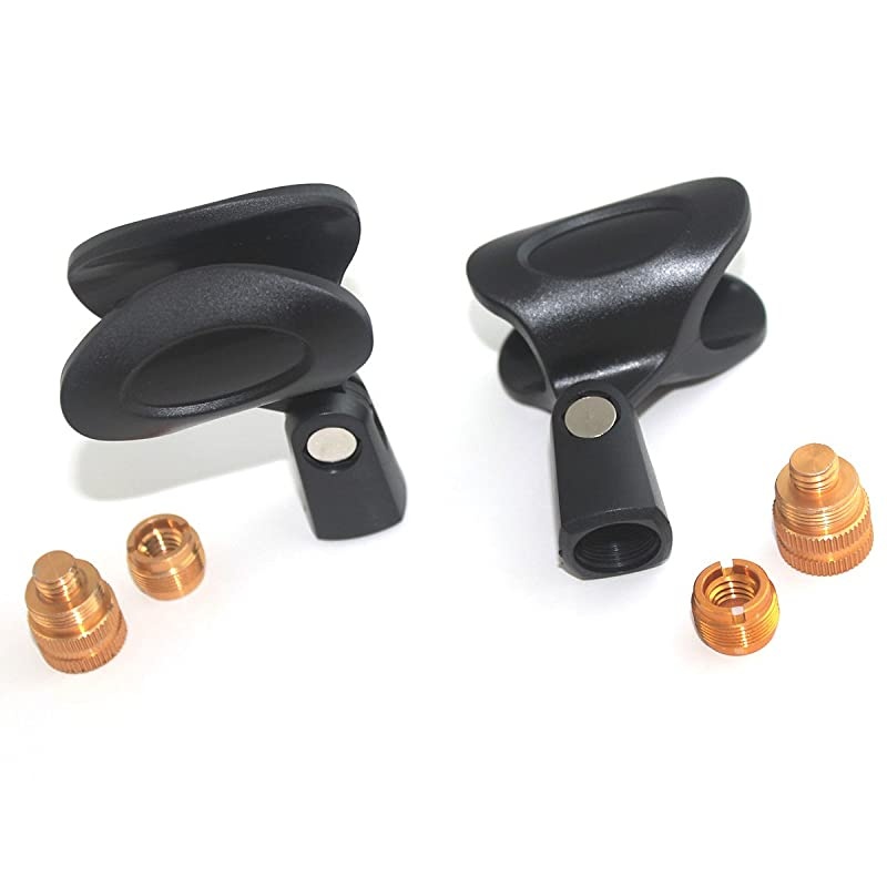Replacement Large Size Universal Microphone Clamp for Handheld Microphones