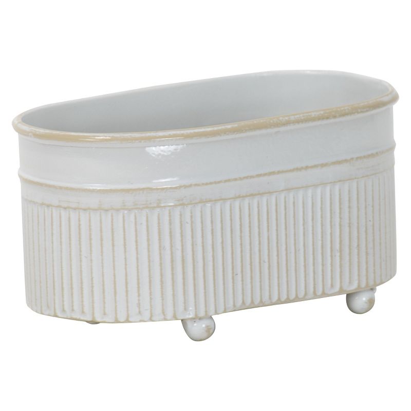 The HC Companies 3 Inch Round Plastic Sprite Decorative Indoor Flower Succulent Planter Pot with Drain Plug Hole, Artisan Taupe