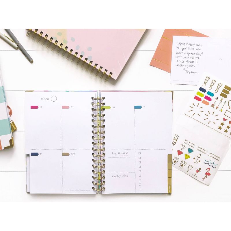 Undated Spiral Planner 6.25" x 9" Weekly Masterpiece - lake + loft