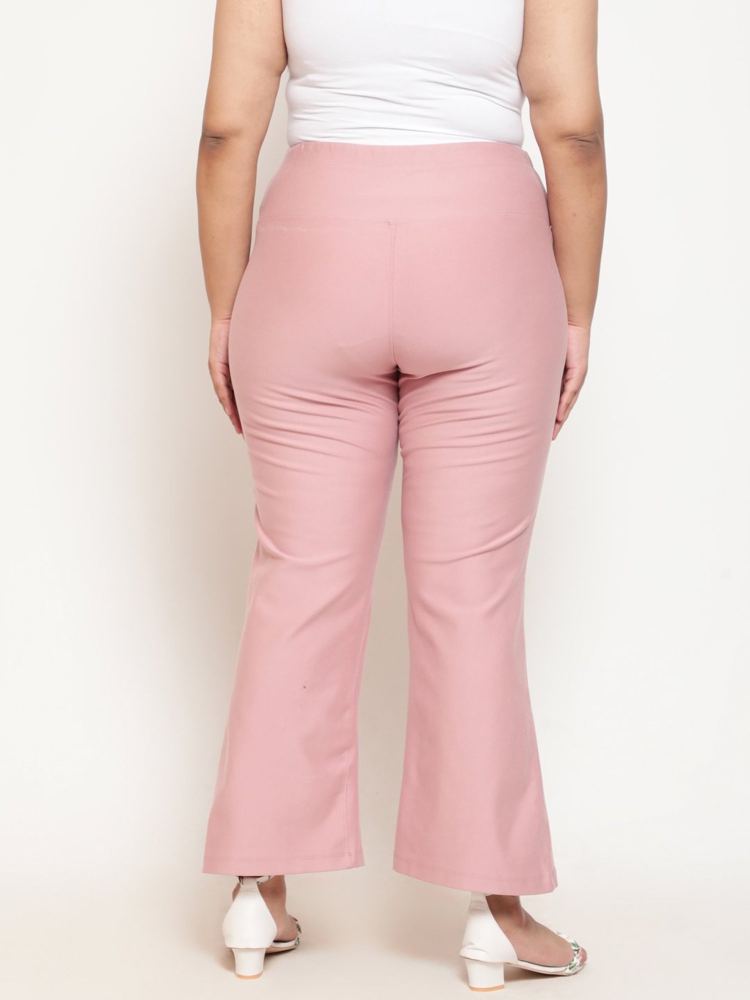 Amydus Rose Pink Regular Fit Pants